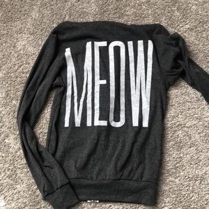 Ladies small Meow hoodie S